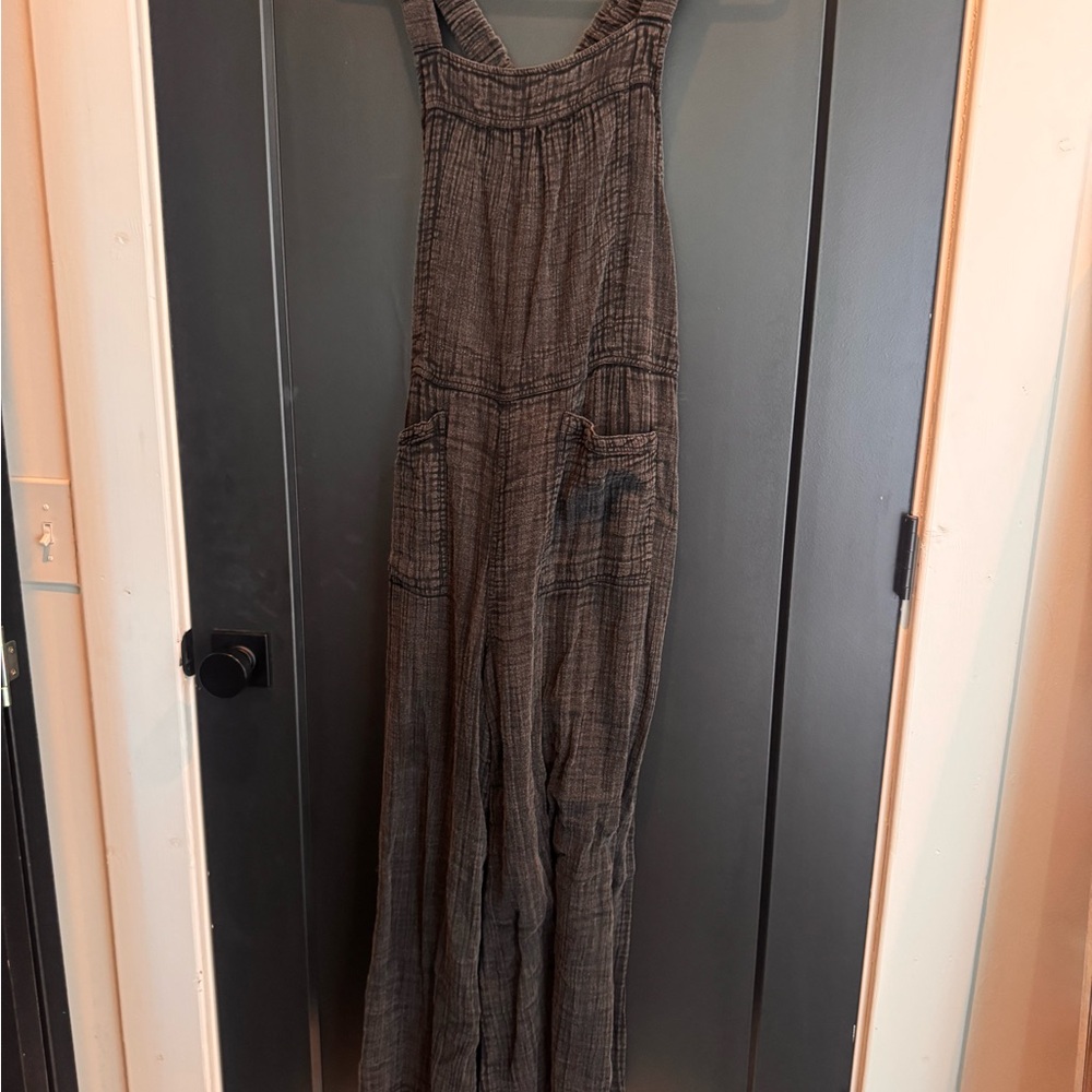 NATURAL LIFE Charcoal Jumpsuit